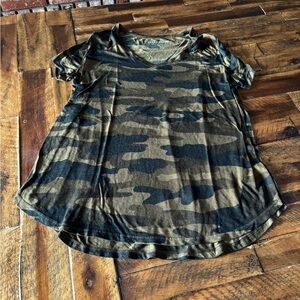 Lucky Brand Camouflage Short Sleeve Tee